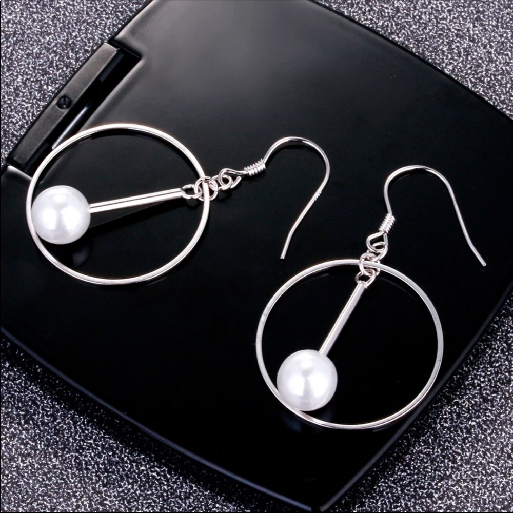 Sterling Silver 925 Round Earrings